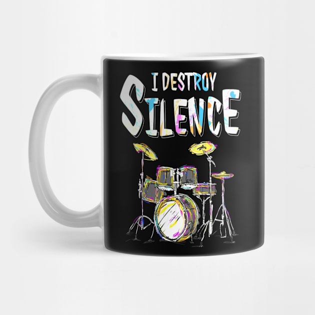 Drummer  Musician Gift For Men Women Drummers by DollochanAndrewss